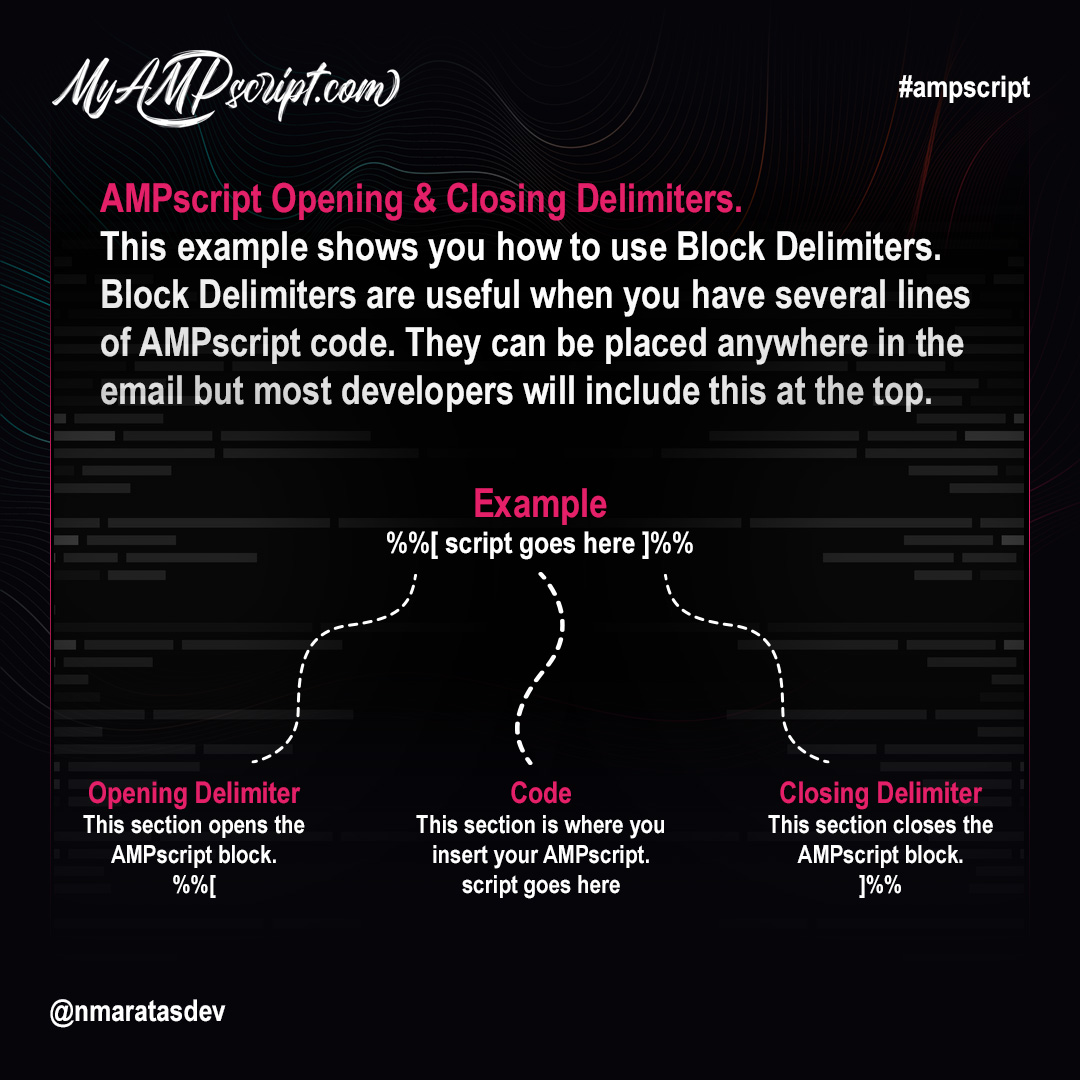 AMPscript Basics Part 2 – My AMPscript