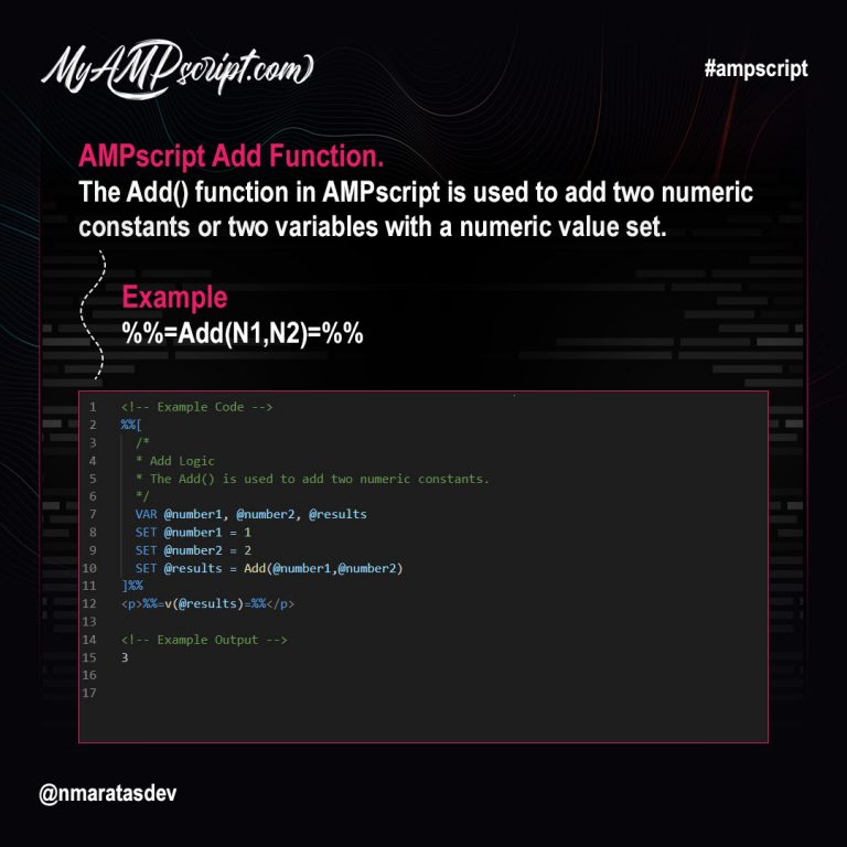 AMPscript Math Functions Beginner Level – My AMPscript