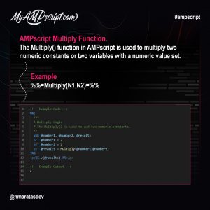 AMPscript Math Functions Beginner Level – My AMPscript