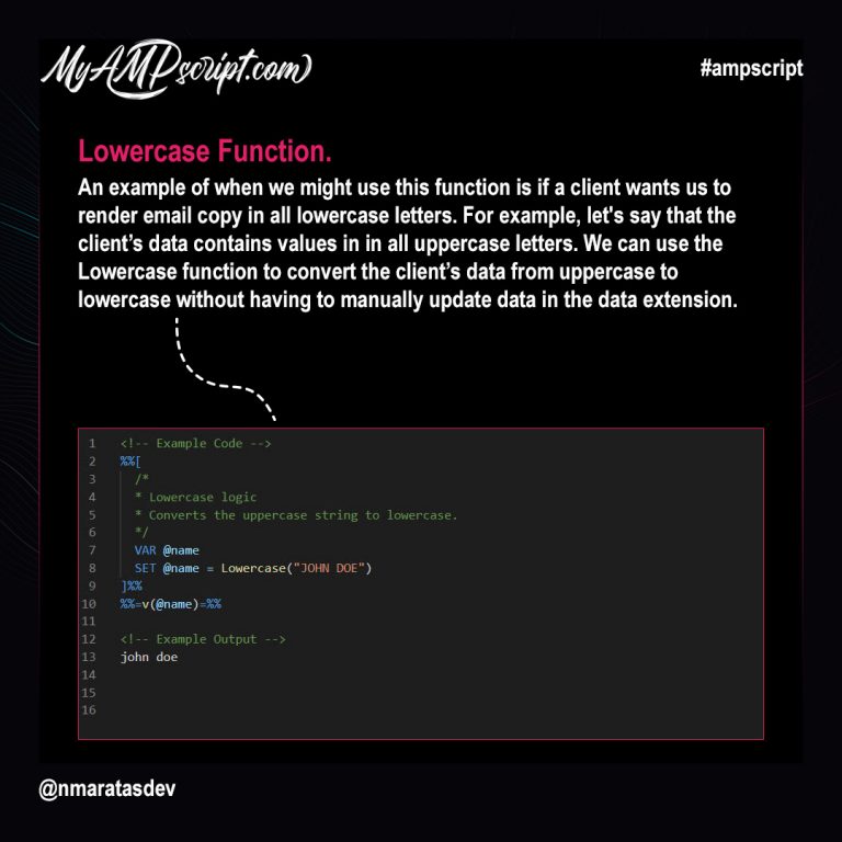 AMPscript String Functions Beginner Level – My AMPscript